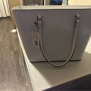 Elegant White Tote Bag